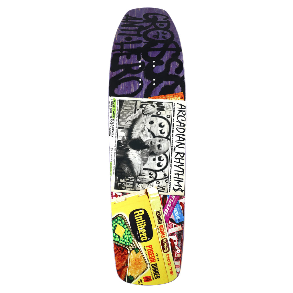 Anti Hero Skateboards Grosso Pigeon Vision Purple Skateboard Deck - 9 