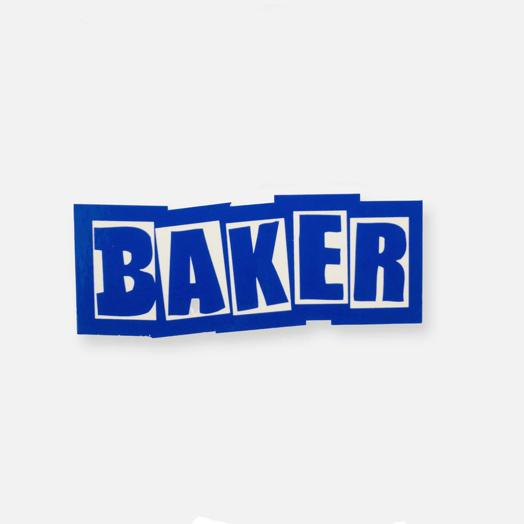 Baker Skateboards - Brand Logo Sticker - Blue – Slugger Skate Store