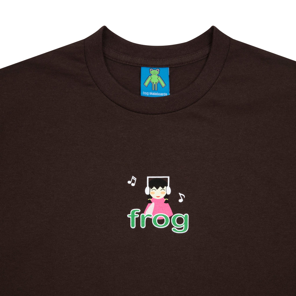 Frog Skateboards I'm Not Listening Tee - Brown