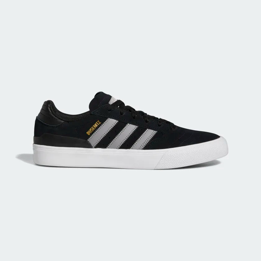 Adidas Skateboarding Busenitz Vulc II Skate Shoes - Core Black/Grey Th â Slugger Skate Store