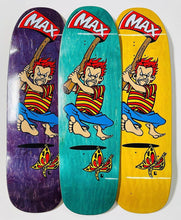 Black Label Skateboards Max Evans Axe '91 Reissue Deck - 9.625 - Assorted Stains