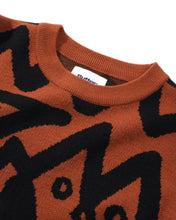 Butter Goods x Blue Note Afro Cuban Kitted Sweater - Rust