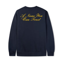 Cash Only Bank Crewneck - Deep Navy