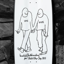 Krooked x Skate Shop Day 2025 Love Beamer Skateboard Deck Pearl White / Black - 10.75