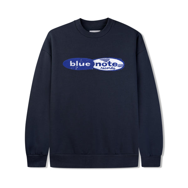 Butter Goods x Blue Note Records Logo Felt Applique Crewneck - Navy