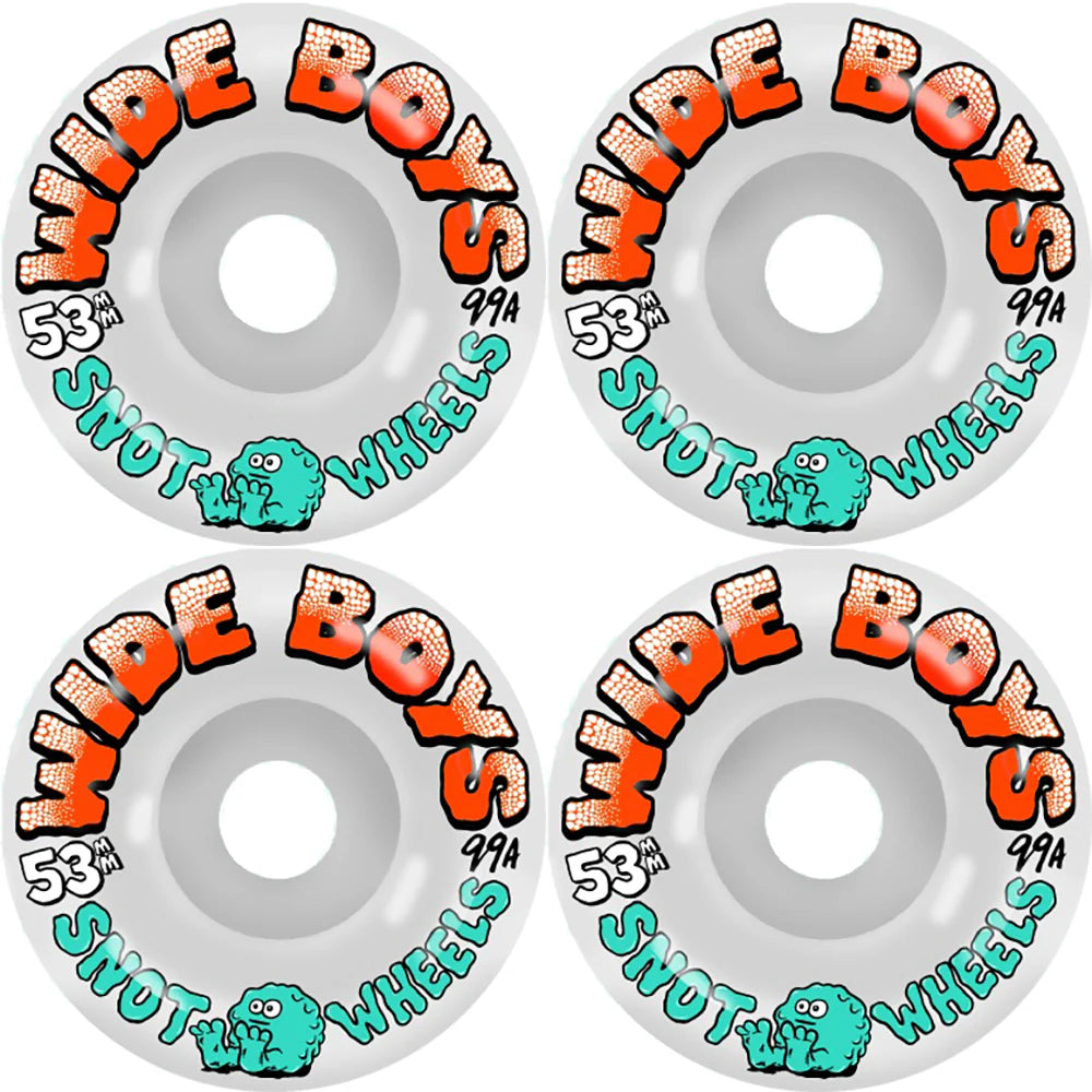 Snot Wheel Co Wide Boys Wheels 53mm Glow In The Dark