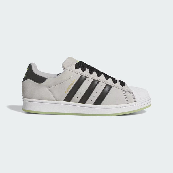 adidas Skateboarding Superstar ADV Skate Shoes - Grey Two / Core Black / Gold Metallic