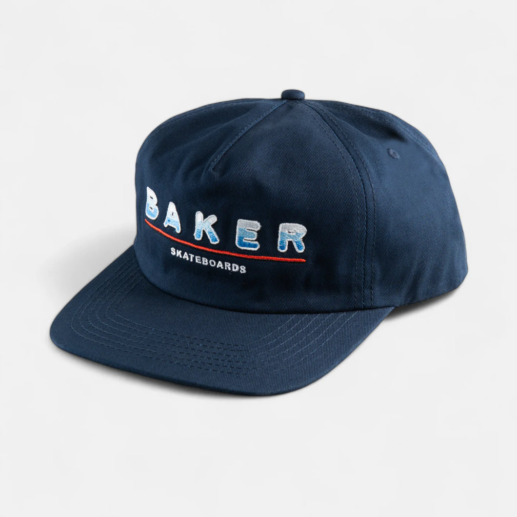 Baker Heat Snapback Cap - Navy