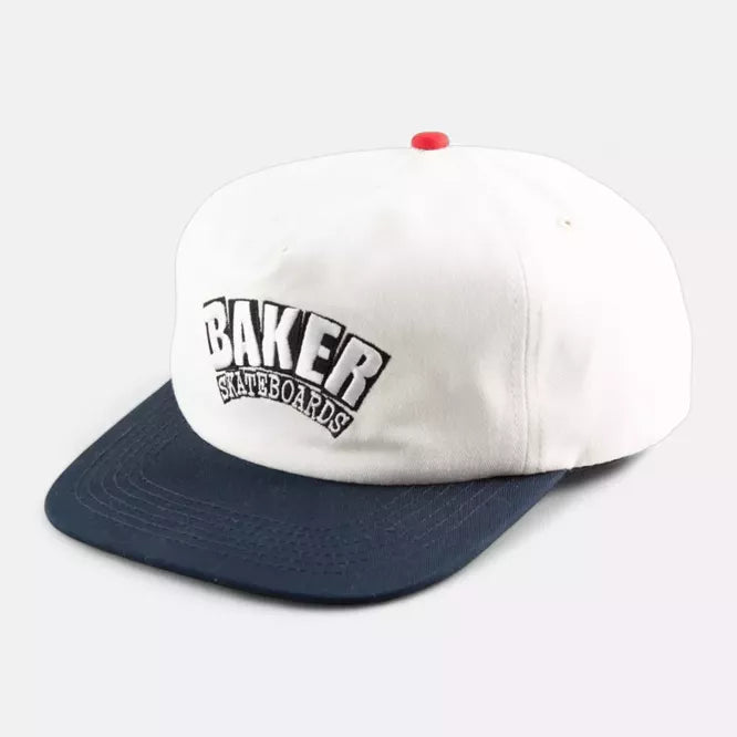 Baker Arch Snapback Cap - Off White