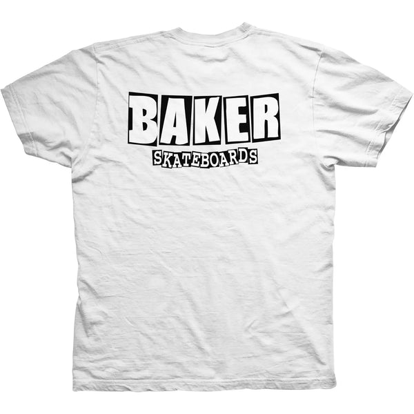 Baker Brand Logo Dubs Tee - White