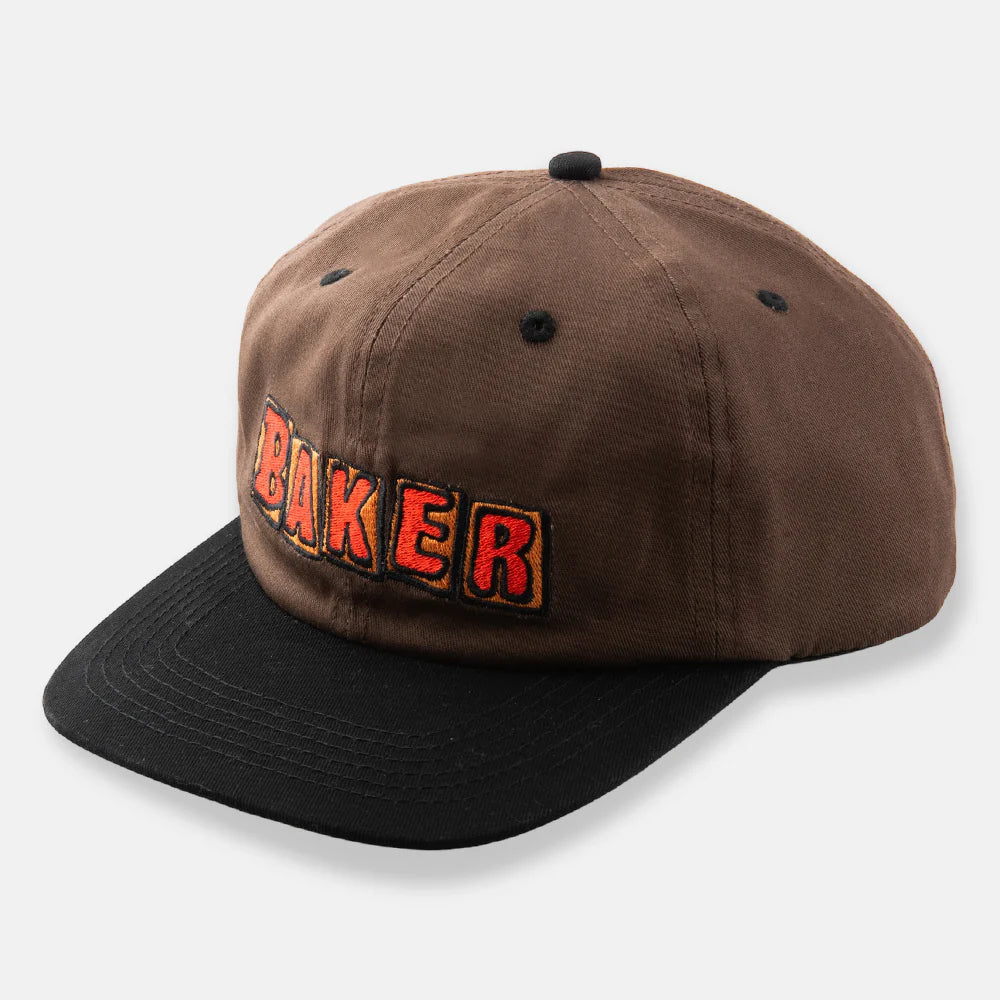 Baker Crumb Snapback Cap - Brown / Black