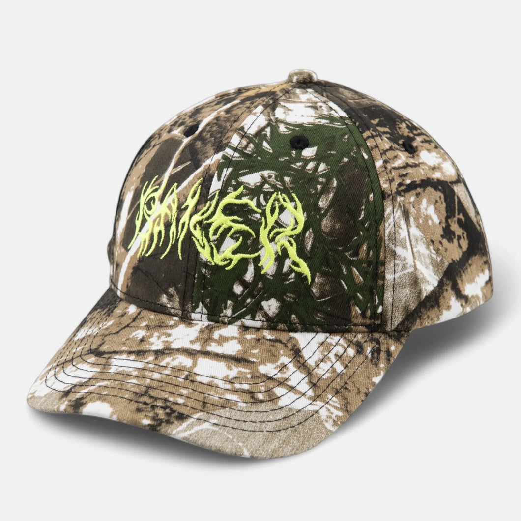 Baker Dark Wood Snapback Cap - Camo