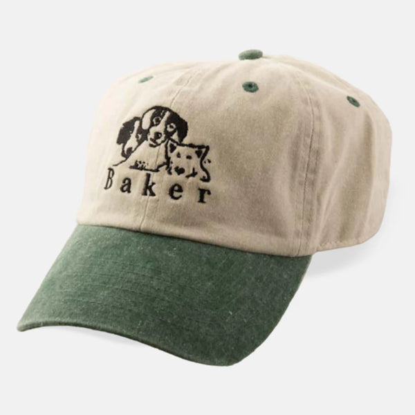 Baker Where My Dogs At Snapback Cap - Sand / Green