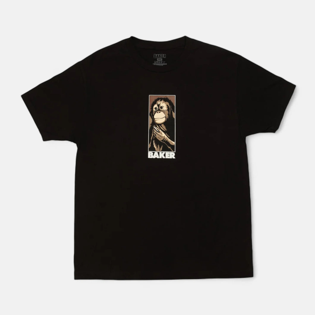 Baker Smoking Monkey Reissue Tee - Black