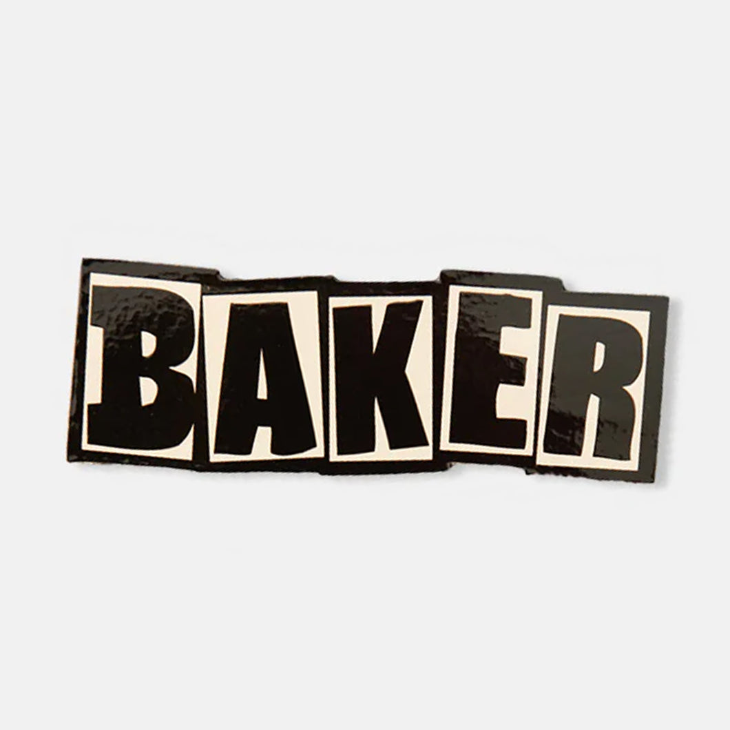 Baker Skateboards Brand Logo Sticker - Black