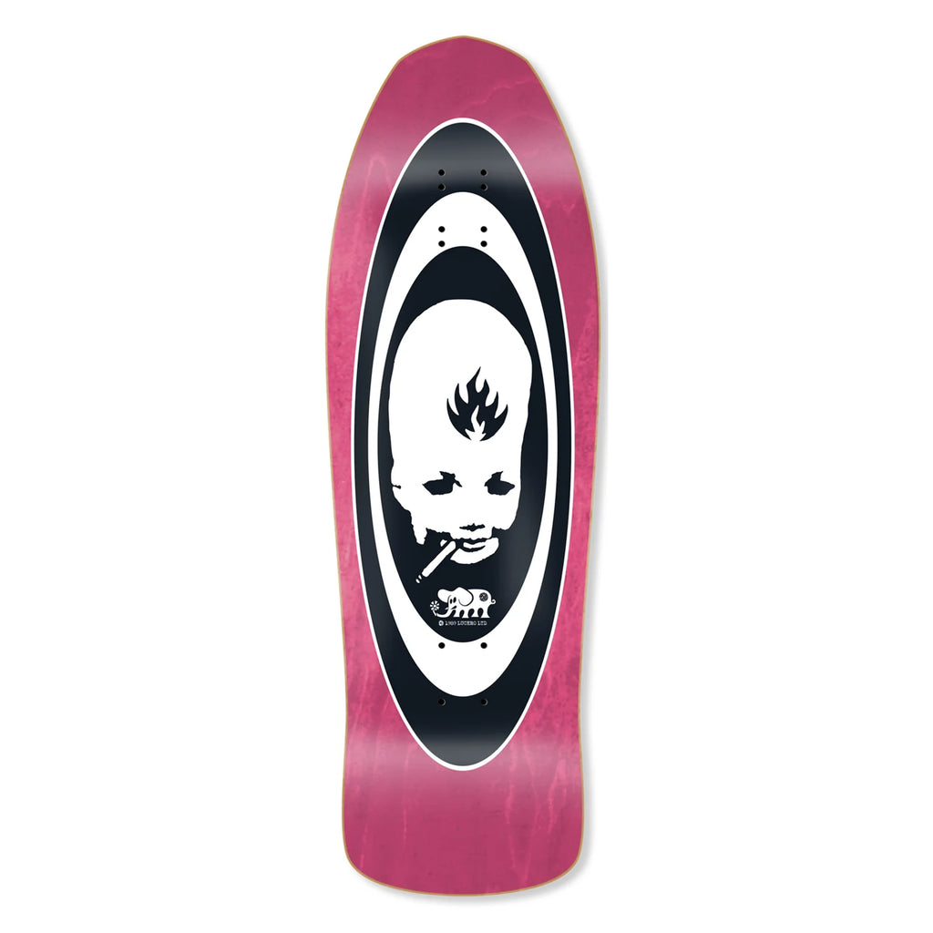 Black Label Skateboards Thumbhead Oval Deck - 10.0 12XU Shape – Slugger ...