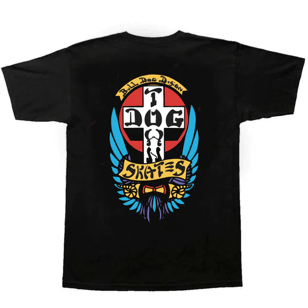 Dogtown Bull Dog  OG 70's T-Shirt - Black