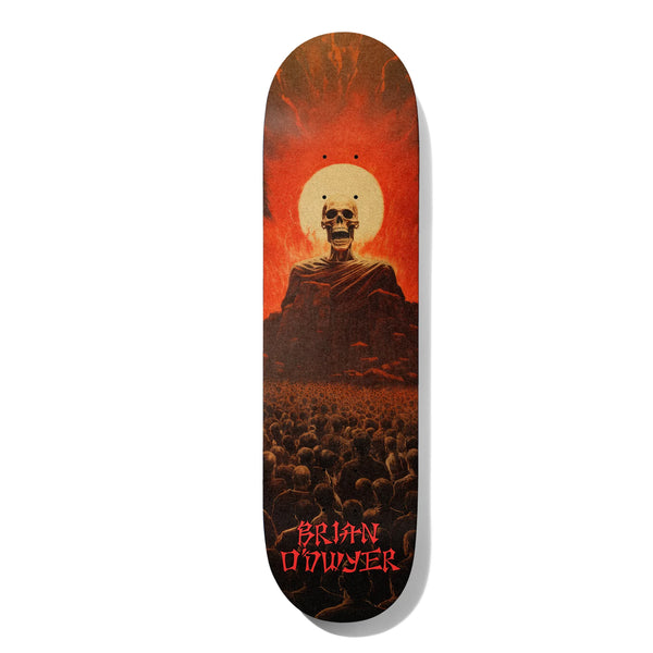 Deathwish Brian O'Dwyer Skull Skateboard Deck - 8.475