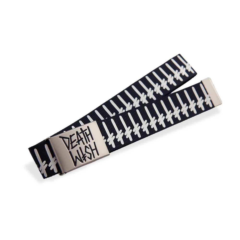 Deathwish Gang Logo Bullet Belt - Black