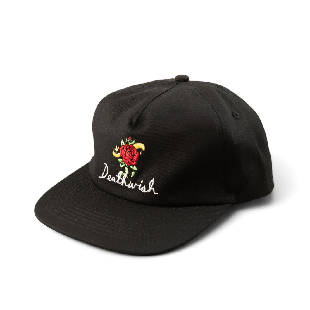 Deathwish Momentarily Align Snapback Cap - Black