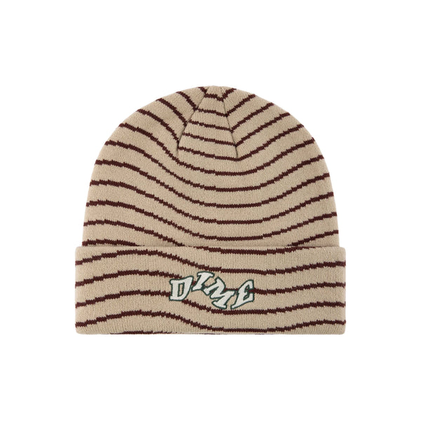 Dime MTL College Wave Cuff Beanie - Tan