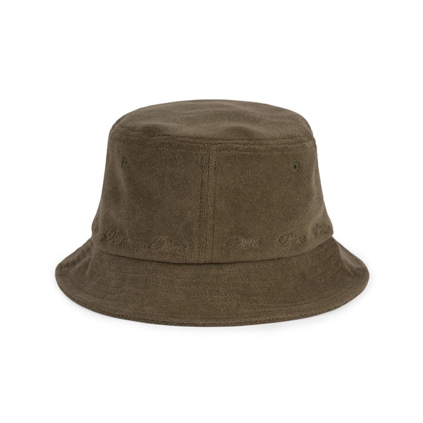 Dime MTL Terry Cloth Bucket Hat - Olive