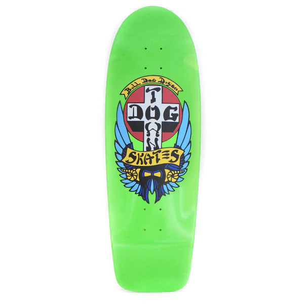 Dogtown Bull Dog OG 70's Classic Deck Full Lime Green Dip - 10.0