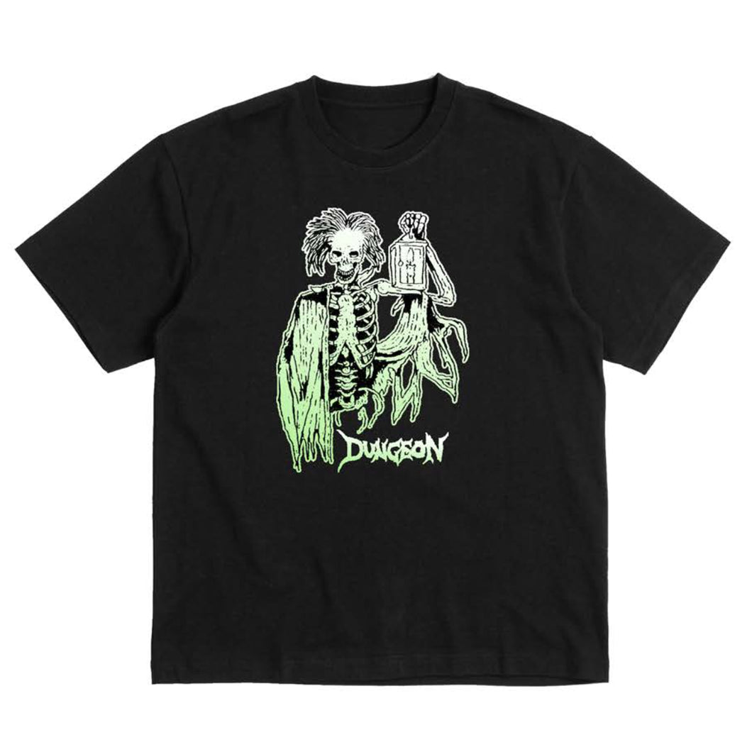 Dungeon Lights Out T-Shirt - Black With Glow In The Dark Print