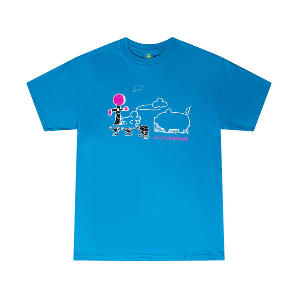 Frog Skateboards Cloud Landed Tee - Turquoise