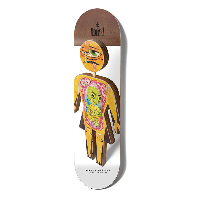 Girl Skateboards Modernica x Ed Templeton Breana Geering Skateboard Deck - 8.5