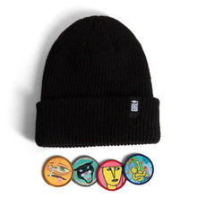 Girl Skateboards Legend Heads Patch Beanie - Black