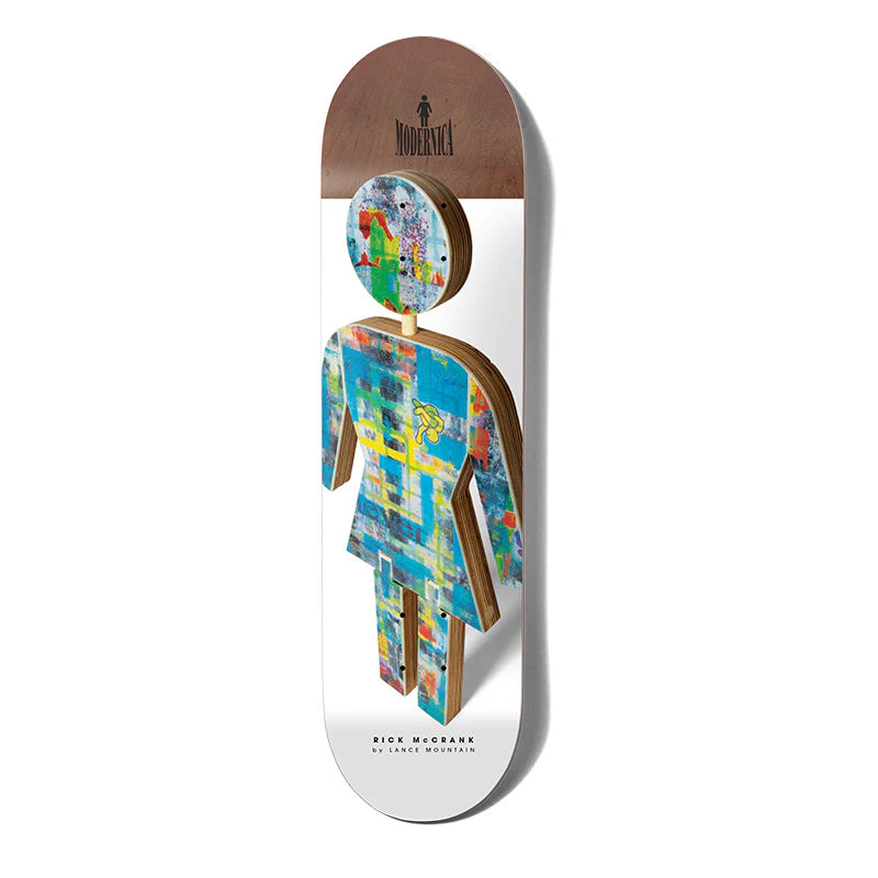 Girl Skateboards Modernica x Lance Mountain Rick McCrank Skateboard Deck - 8.25 Twin Tail