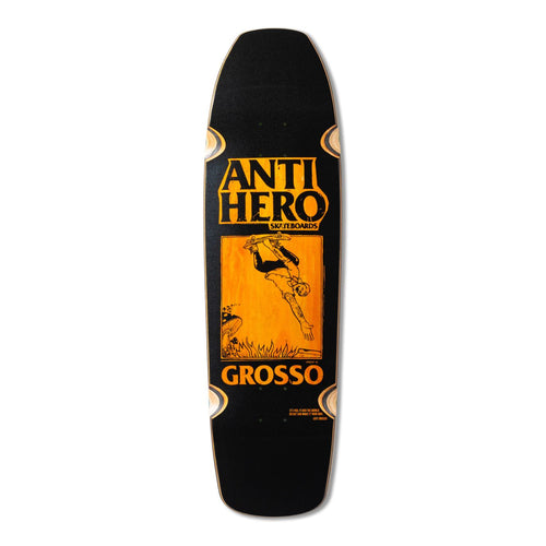 Anti Hero Skateboards x Skate Shop Day 2025 Grosso Handplant Black Skateboard Deck - 9.25