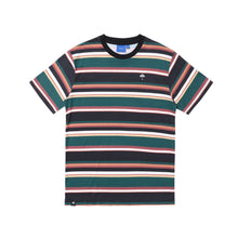 Helas Rayures Tee - Green / Black