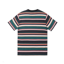 Helas Rayures Tee - Green / Black