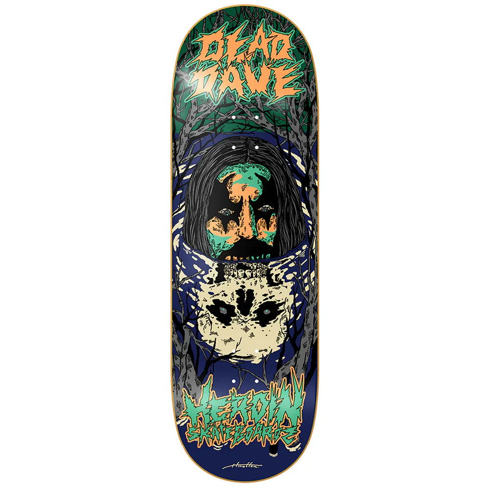 Heroin Skateboards Dead Dave Dead Reflections Skateboard Deck - 10.0