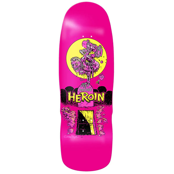 Heroin Skateboards Dead Dave Zombie Skateboard Deck - 10.4