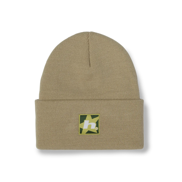 HUF Star box Logo Beanie - Putty