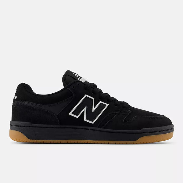 New Balance Numeric 480 Skateboard Shoes - Black With White