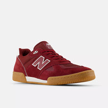 New Balance Numeric NM600 Tom Knox Skateboard Shoes - Burgundy With White