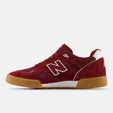 New Balance Numeric NM600 Tom Knox Skateboard Shoes - Burgundy With White