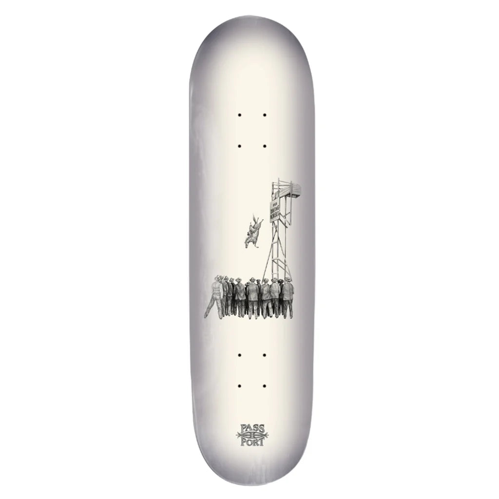 Pass-Port Horses By Jesse Olsen - High Diver Skateboard Deck - 8.5