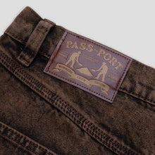 Pass~Port Workers Club Denim Shorts - Over Dye Brown