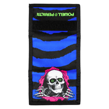 Powell Peralta Ripper Trifold Velcro Wallet - Blue / Red