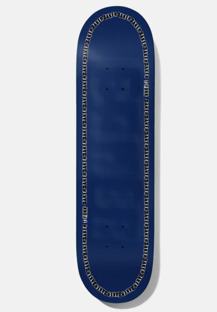 Baker Skateboards T-Funk Blue Edge Skateboard Deck - 8.0