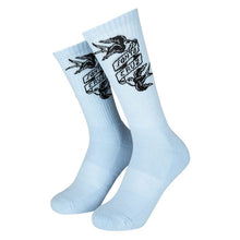 Santa Cruz Sommer Sparrow Socks (2 Pack) - Crystal Blue & White