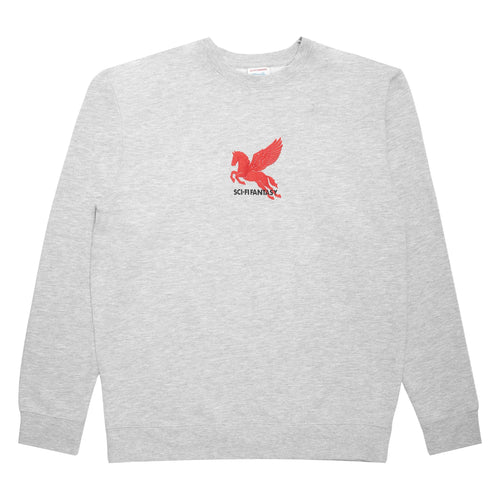 Sci-Fi Fantasy Pegasus Crewneck - Heather Grey