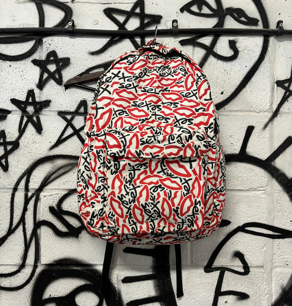 Sex Skateboards Camo Backpack - White