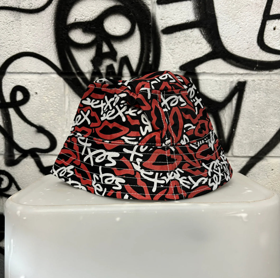 Sex Skateboards Camo Bucket Hat - Black