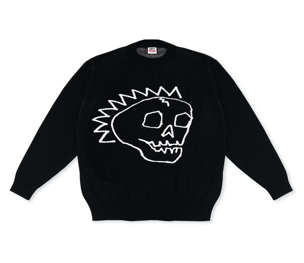 Sex Skateboards Electric Skull Knit - Black